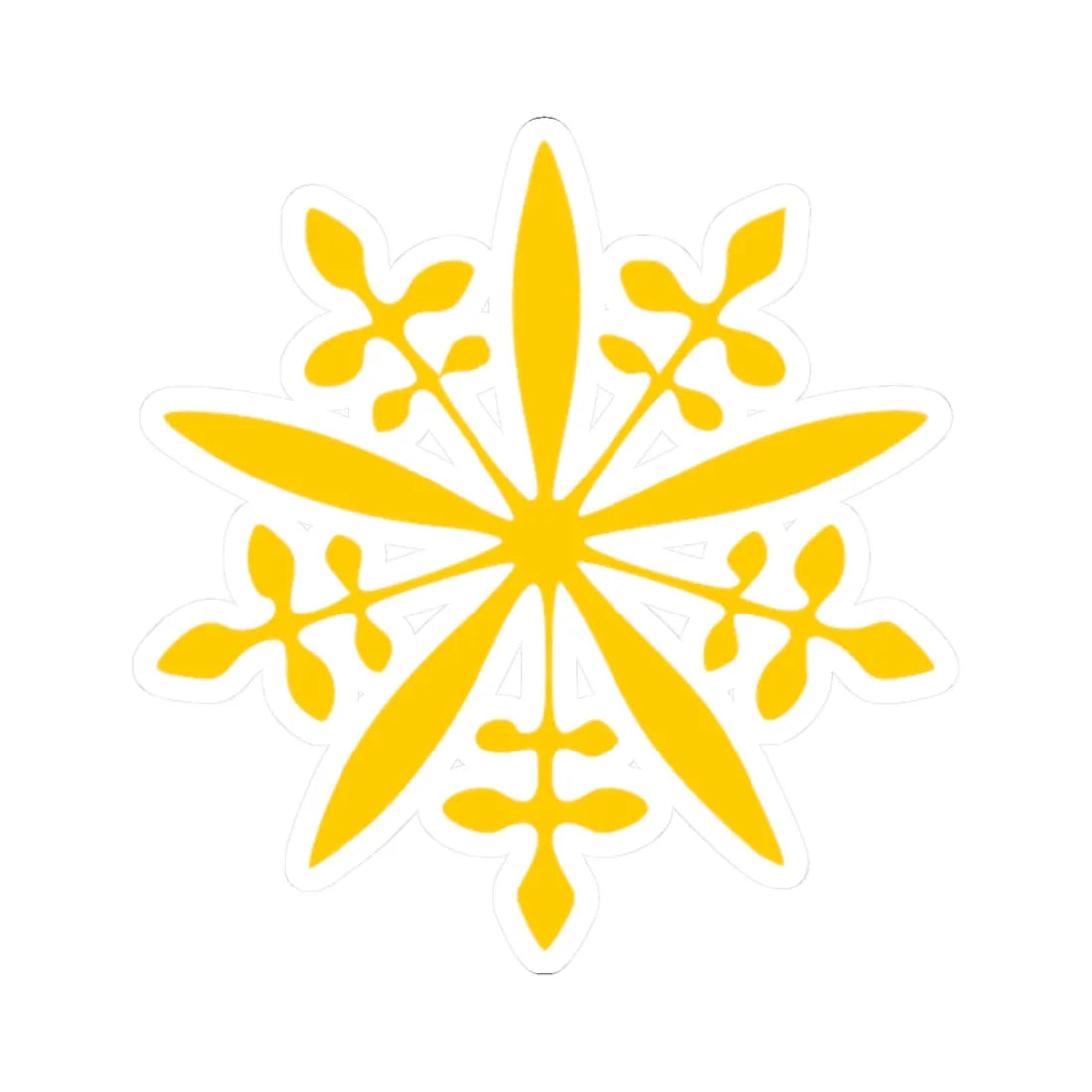 Manchukuo Coat Of Arms (Coat of Arms) STICKER Vinyl Kiss-Cut Decal 2 Inch White - The Sticker Space