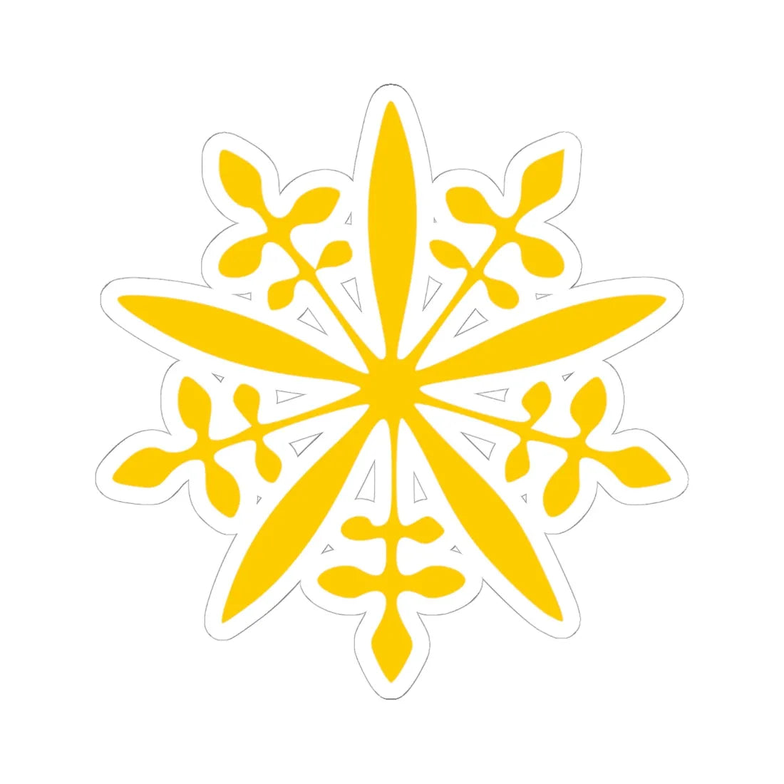 Manchukuo Coat Of Arms (Coat of Arms) STICKER Vinyl Kiss-Cut Decal 6 Inch White - The Sticker Space