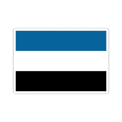 Manchurian Tricolor Flag (China) STICKER Vinyl Kiss-Cut Decal 2 Inch White - The Sticker Space