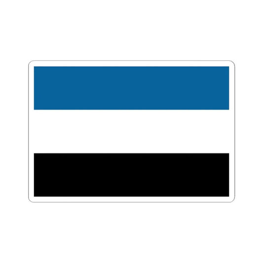 Manchurian Tricolor Flag (China) STICKER Vinyl Kiss-Cut Decal 2 Inch White - The Sticker Space