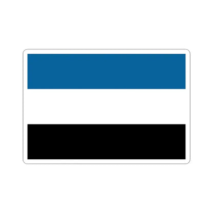Manchurian Tricolor Flag (China) STICKER Vinyl Kiss-Cut Decal 3 Inch White - The Sticker Space