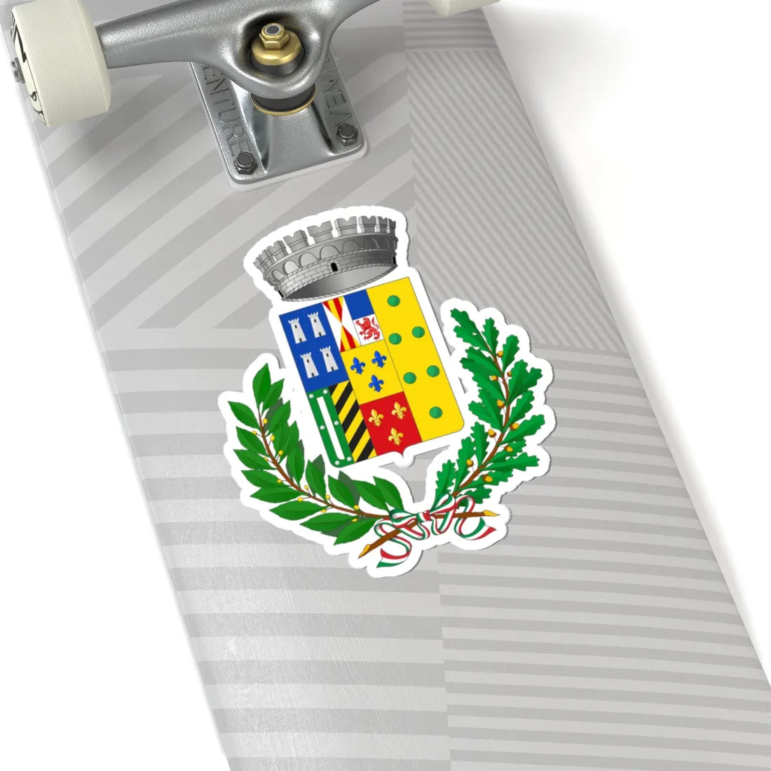 Mandanici-Stemma (Italy) (Coat of Arms) STICKER Vinyl Kiss-Cut Decal - The Sticker Space