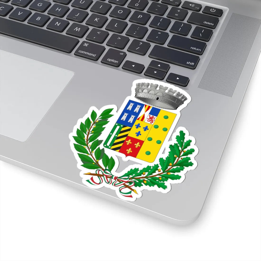 Mandanici-Stemma (Italy) (Coat of Arms) STICKER Vinyl Kiss-Cut Decal - The Sticker Space