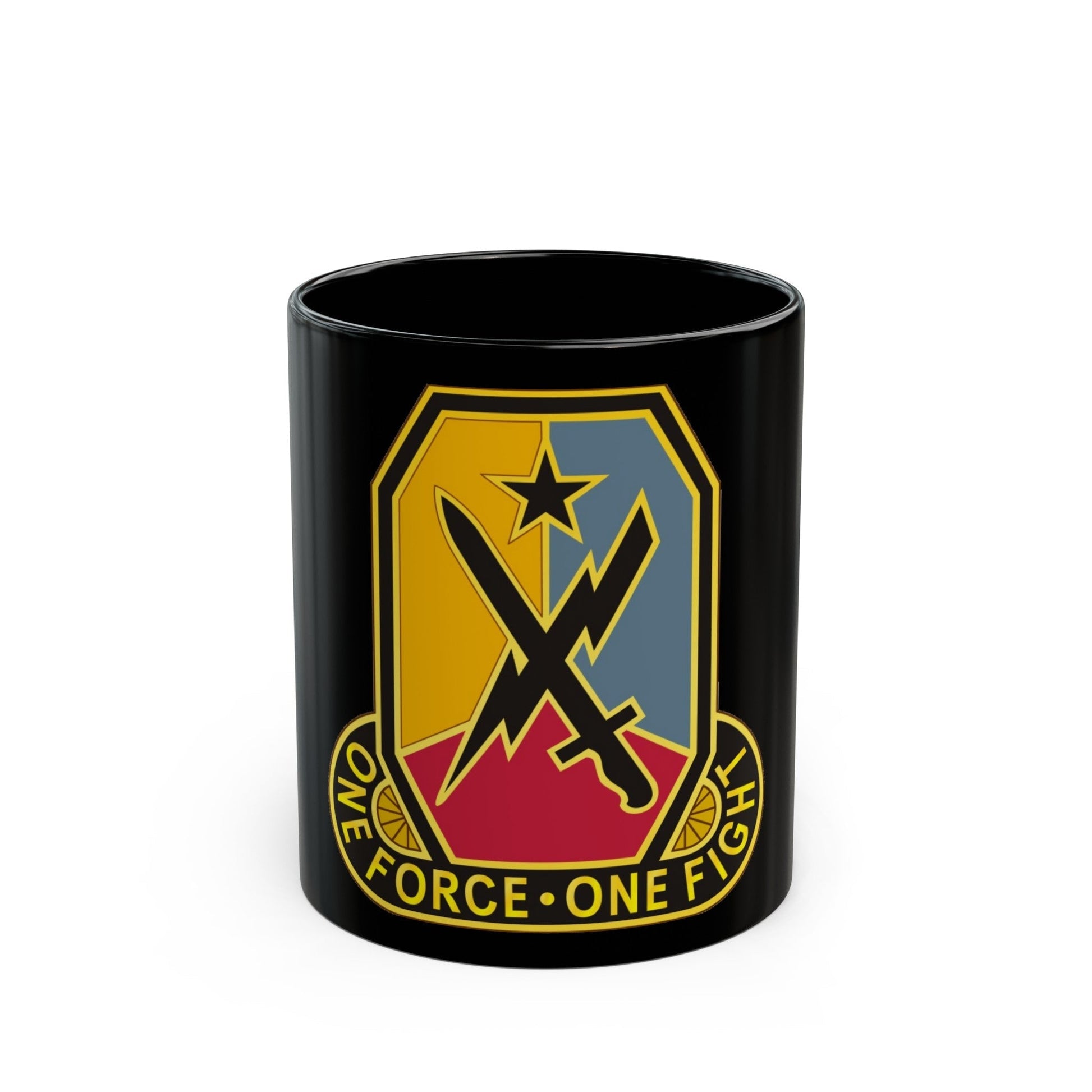 Maneuver Center of Excellence Fort Benning Georgia 2 (U.S. Army) Black Coffee Mug-11oz-The Sticker Space