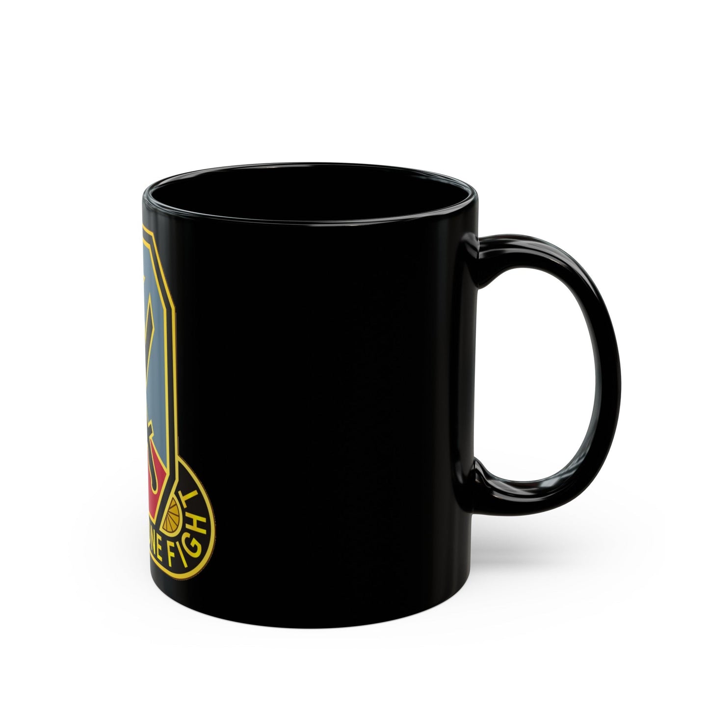 Maneuver Center of Excellence Fort Benning Georgia 2 (U.S. Army) Black Coffee Mug-The Sticker Space