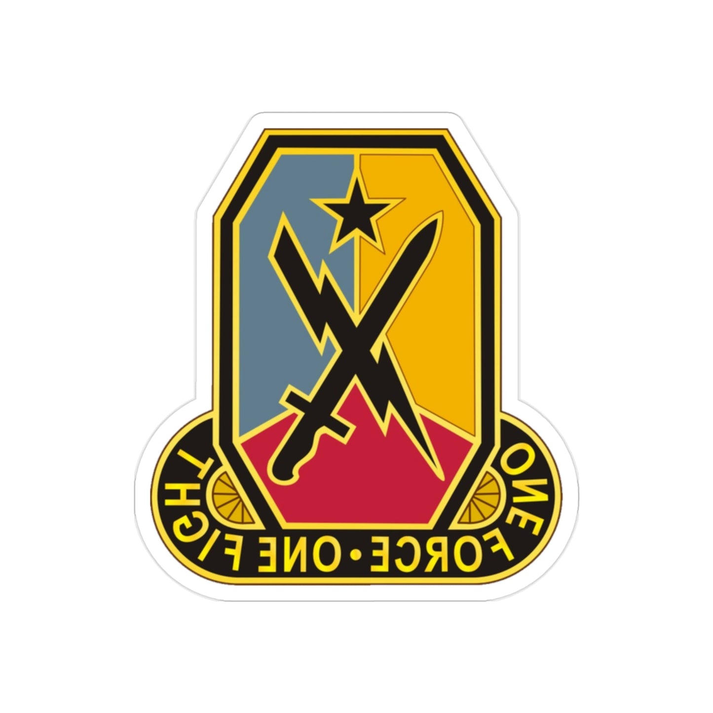 Maneuver Center of Excellence Fort Benning Georgia 2 (U.S. Army) REVERSE PRINT Transparent STICKER-2" × 2"-The Sticker Space