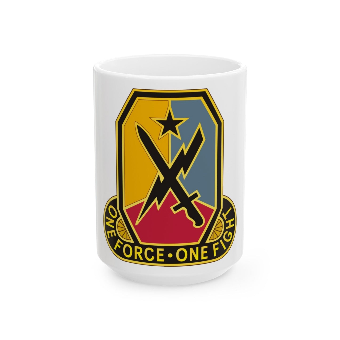 Maneuver Center of Excellence Fort Benning Georgia 2 (U.S. Army) White Coffee Mug-15oz-The Sticker Space