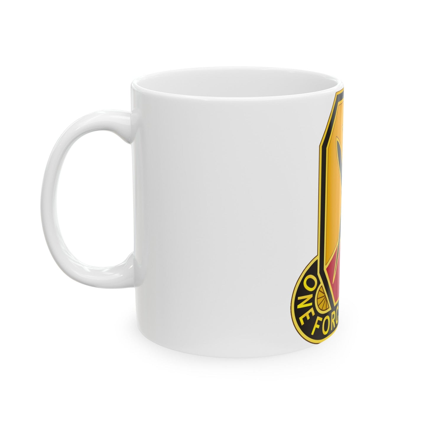 Maneuver Center of Excellence Fort Benning Georgia 2 (U.S. Army) White Coffee Mug-The Sticker Space