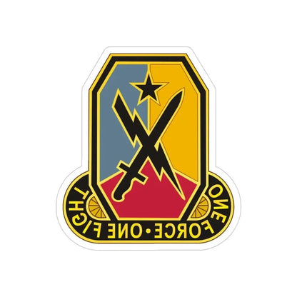 Maneuver Center of Excellence Fort Benning Georgia 2 (U.S. Army) REVERSE PRINT Transparent Die-Cut STICKER 5 Inch Die-Cut Transparent - The Sticker Space