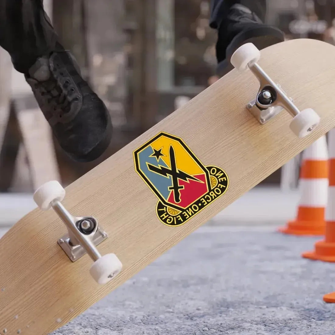 Maneuver Center of Excellence Fort Benning Georgia 2 (U.S. Army) REVERSE PRINT Transparent Die-Cut STICKER - The Sticker Space