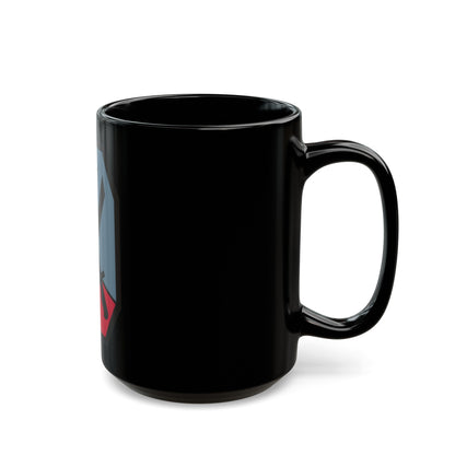 Maneuver Center of Excellence Fort Benning Georgia (U.S. Army) Black Coffee Mug-The Sticker Space