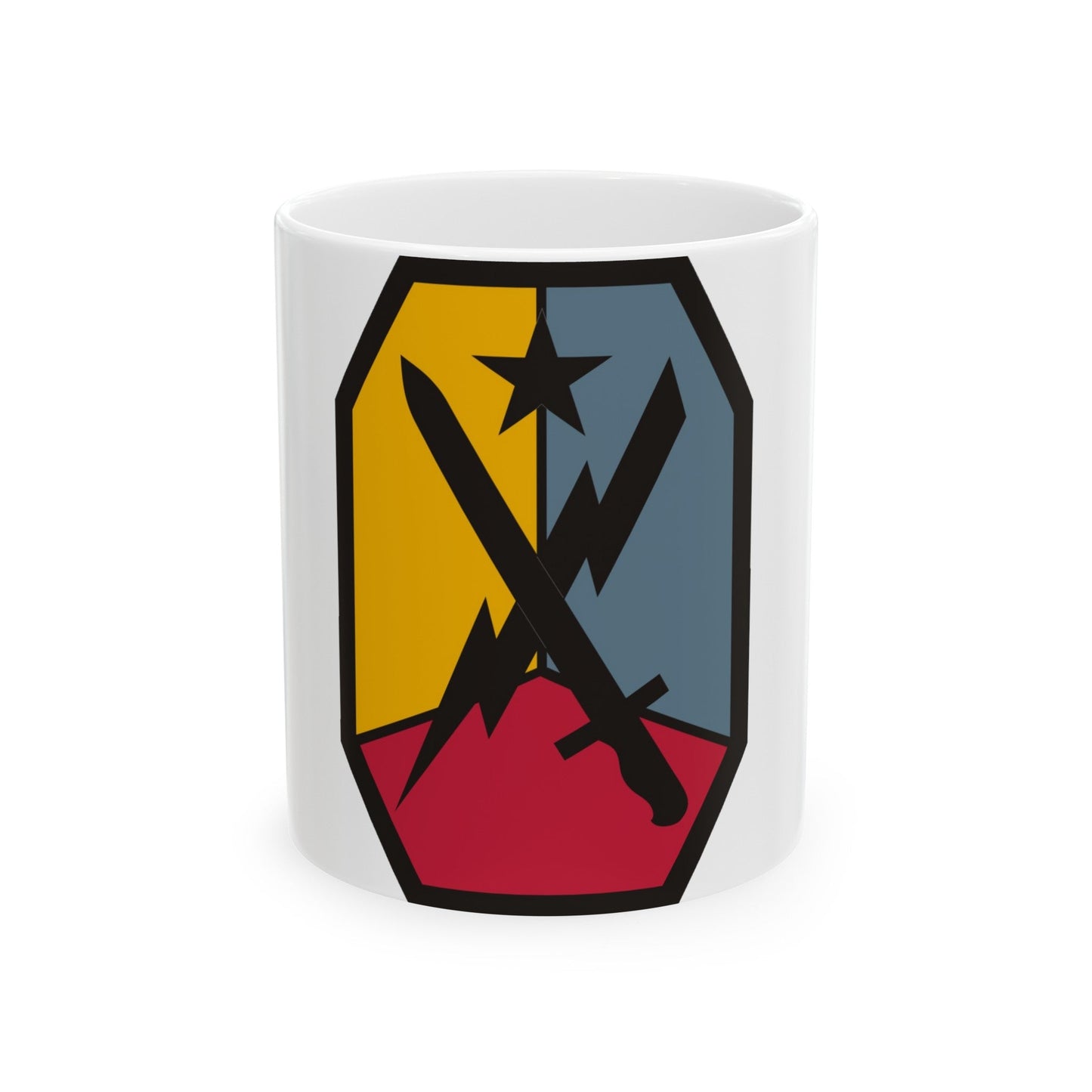 Maneuver Center of Excellence Fort Benning Georgia (U.S. Army) White Coffee Mug-11oz-The Sticker Space