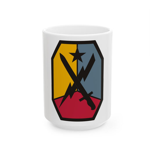 Maneuver Center of Excellence Fort Benning Georgia (U.S. Army) White Coffee Mug-15oz-The Sticker Space