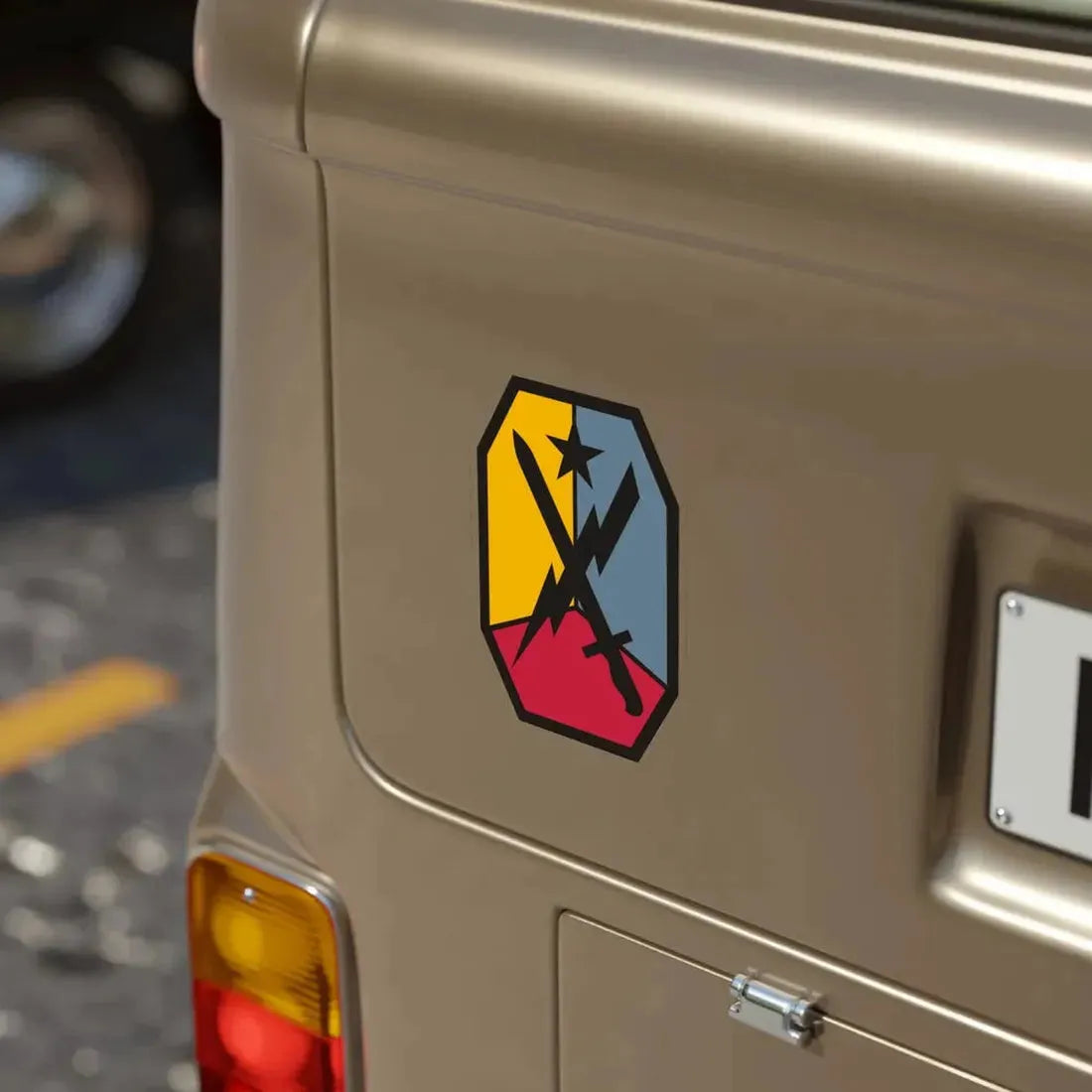 Maneuver Center of Excellence Fort Benning Georgia (U.S. Army) Transparent STICKER Die-Cut Vinyl Decal - The Sticker Space