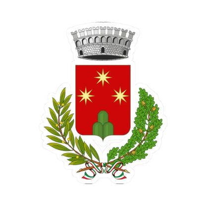 Mangone-Stemma (Italy) (Coat of Arms) STICKER Vinyl Kiss-Cut Decal 2 Inch White - The Sticker Space