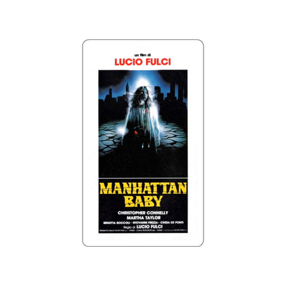 MANHATTAN BABY 1982 Movie Poster STICKER Vinyl Die-Cut Decal-3 Inch-The Sticker Space