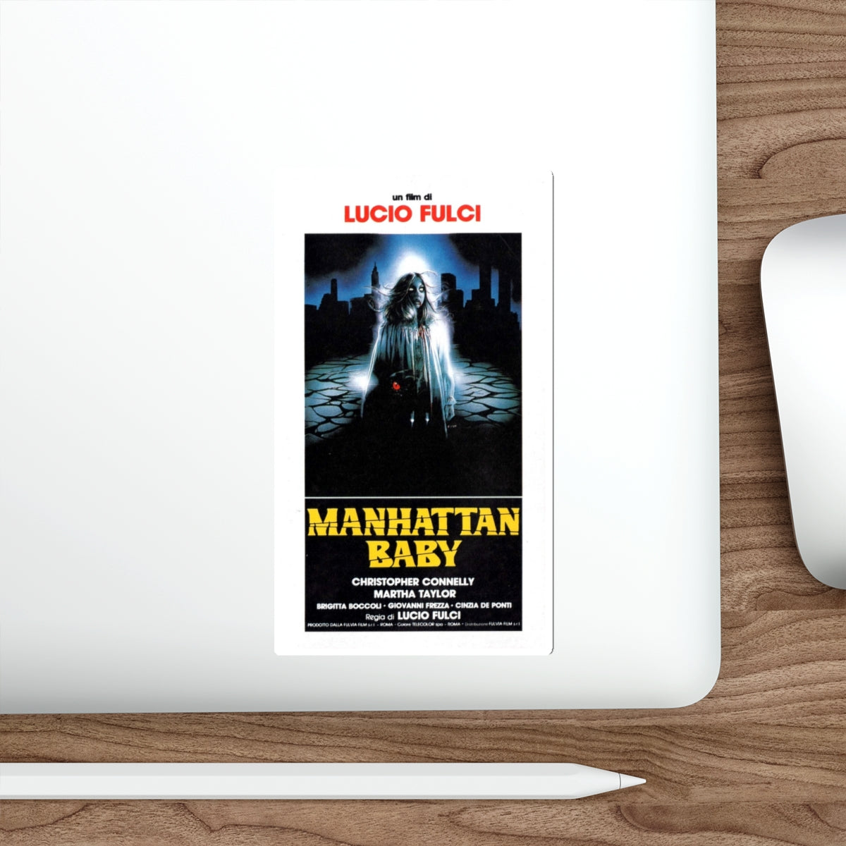 MANHATTAN BABY 1982 Movie Poster STICKER Vinyl Die-Cut Decal-The Sticker Space