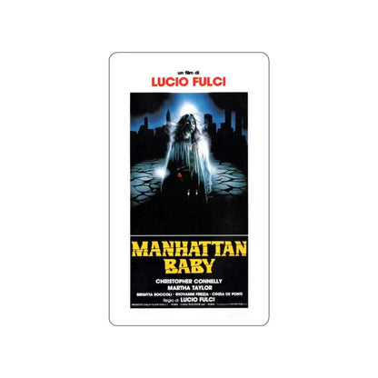 MANHATTAN BABY 1982 Movie Poster STICKER Vinyl Die-Cut Decal - The Sticker Space