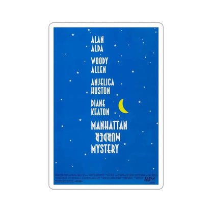 Manhattan Murder Mystery 1993 Movie Poster STICKER Vinyl Die-Cut Decal 6 Inch - The Sticker Space