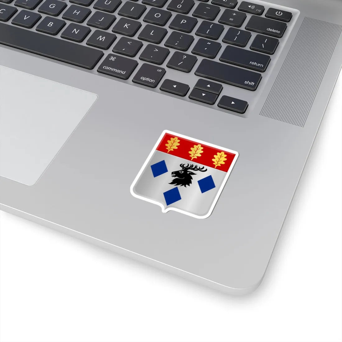 Manhay wapen (Belgium) (Coat of Arms) STICKER Vinyl Kiss-Cut Decal - The Sticker Space
