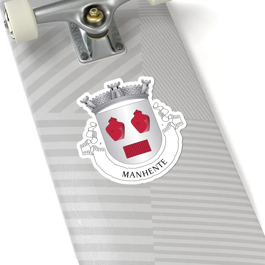 Manhente (Portugal) (Coat of Arms) STICKER Vinyl Kiss-Cut Decal - The Sticker Space