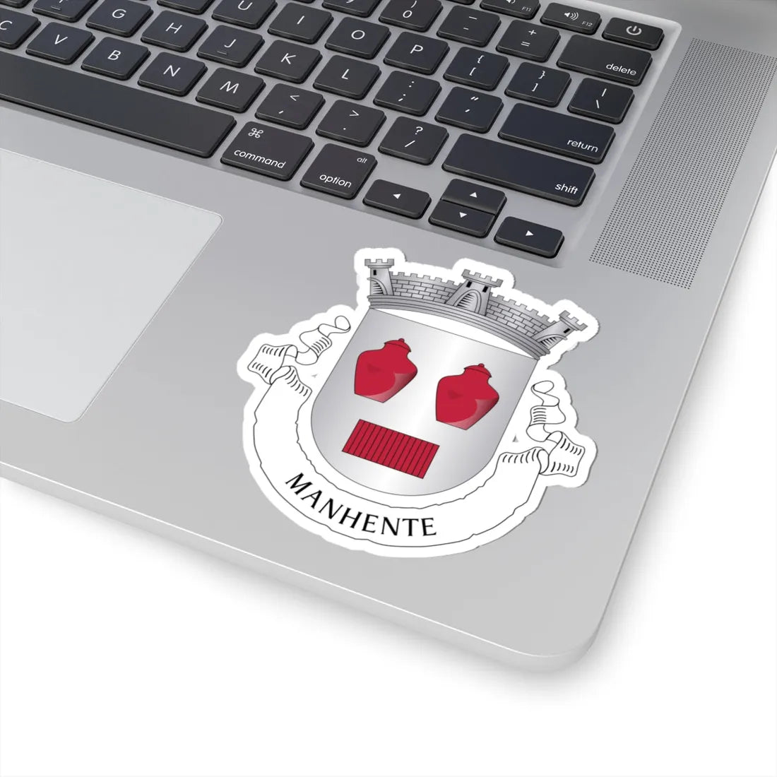 Manhente (Portugal) (Coat of Arms) STICKER Vinyl Kiss-Cut Decal - The Sticker Space