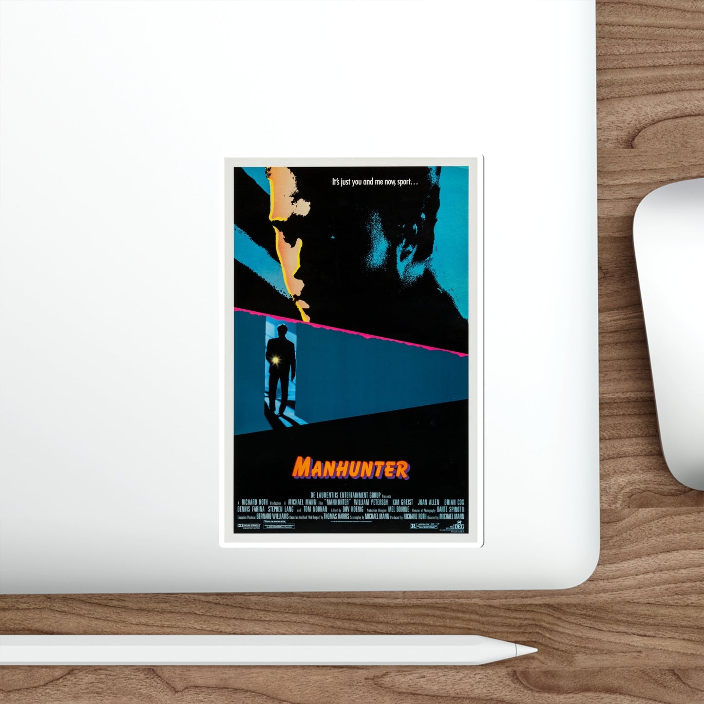 Manhunter 1986 Movie Poster STICKER Vinyl Die-Cut Decal-The Sticker Space