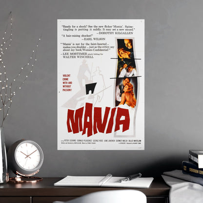 MANIA 1960 (2) - Paper Movie Poster-The Sticker Space