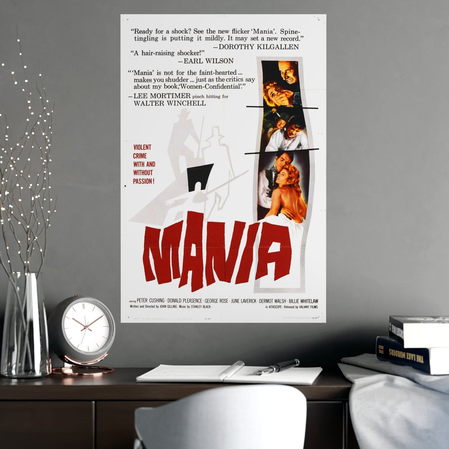 MANIA 1960 (2) - Paper Movie Poster-The Sticker Space