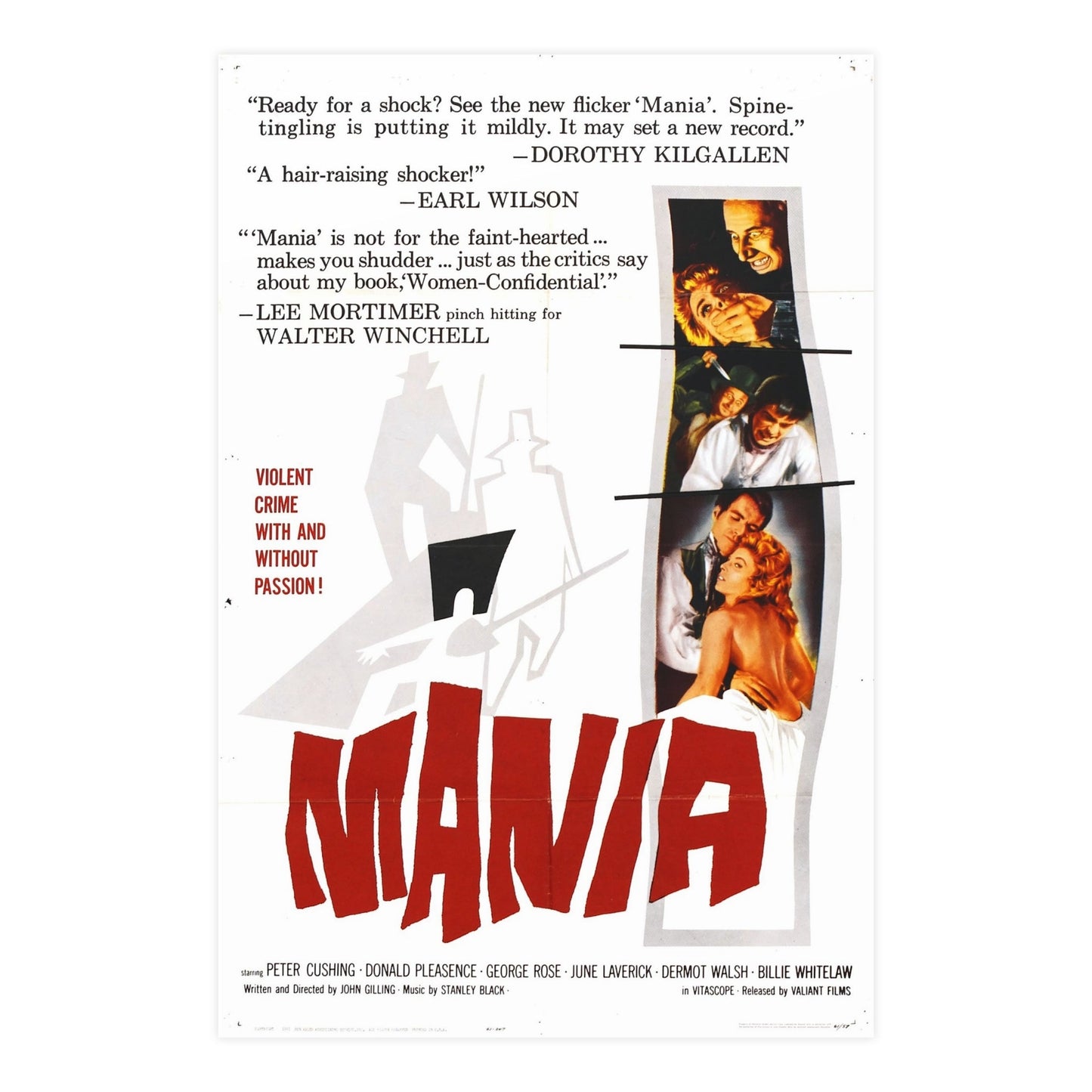 MANIA 1960 (2) - Paper Movie Poster-24″ x 36″ (Vertical)-The Sticker Space