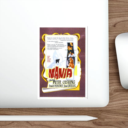 MANIA 1960 Movie Poster STICKER Vinyl Die-Cut Decal-The Sticker Space