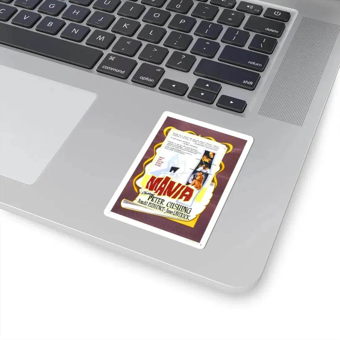 MANIA 1960 Movie Poster - STICKER Vinyl Kiss-Cut Decal - The Sticker Space