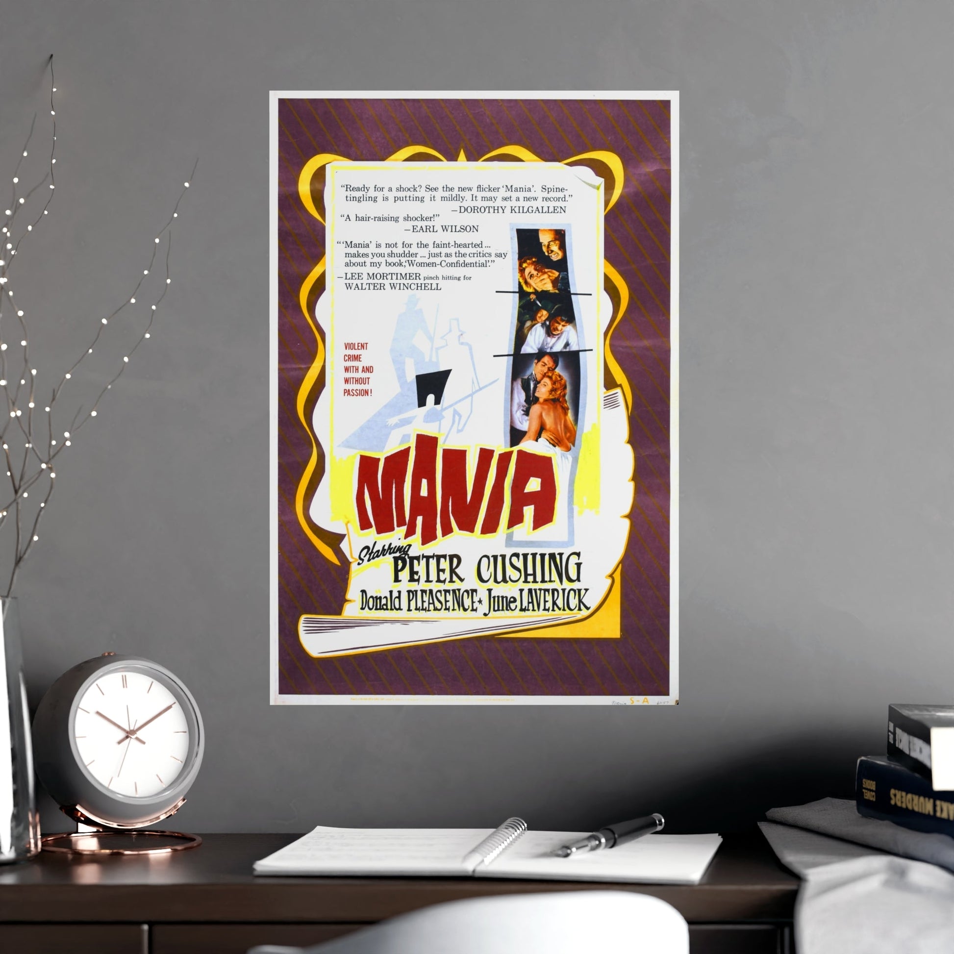 MANIA 1960 - Paper Movie Poster-The Sticker Space