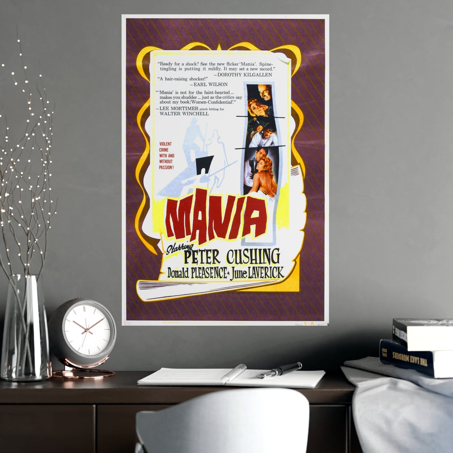 MANIA 1960 - Paper Movie Poster-The Sticker Space