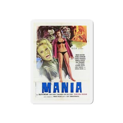 MANIA 1974 Movie Poster - Refrigerator Magnet - The Sticker Space