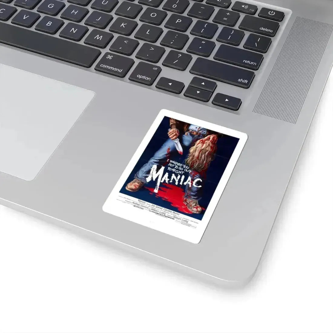 MANIAC 1980 Movie Poster - STICKER Vinyl Kiss-Cut Decal - The Sticker Space