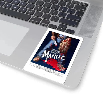 MANIAC 1980 Movie Poster - STICKER Vinyl Kiss-Cut Decal - The Sticker Space