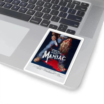 Maniac 1980 Movie Poster - STICKER Vinyl Kiss-Cut Decal - The Sticker Space