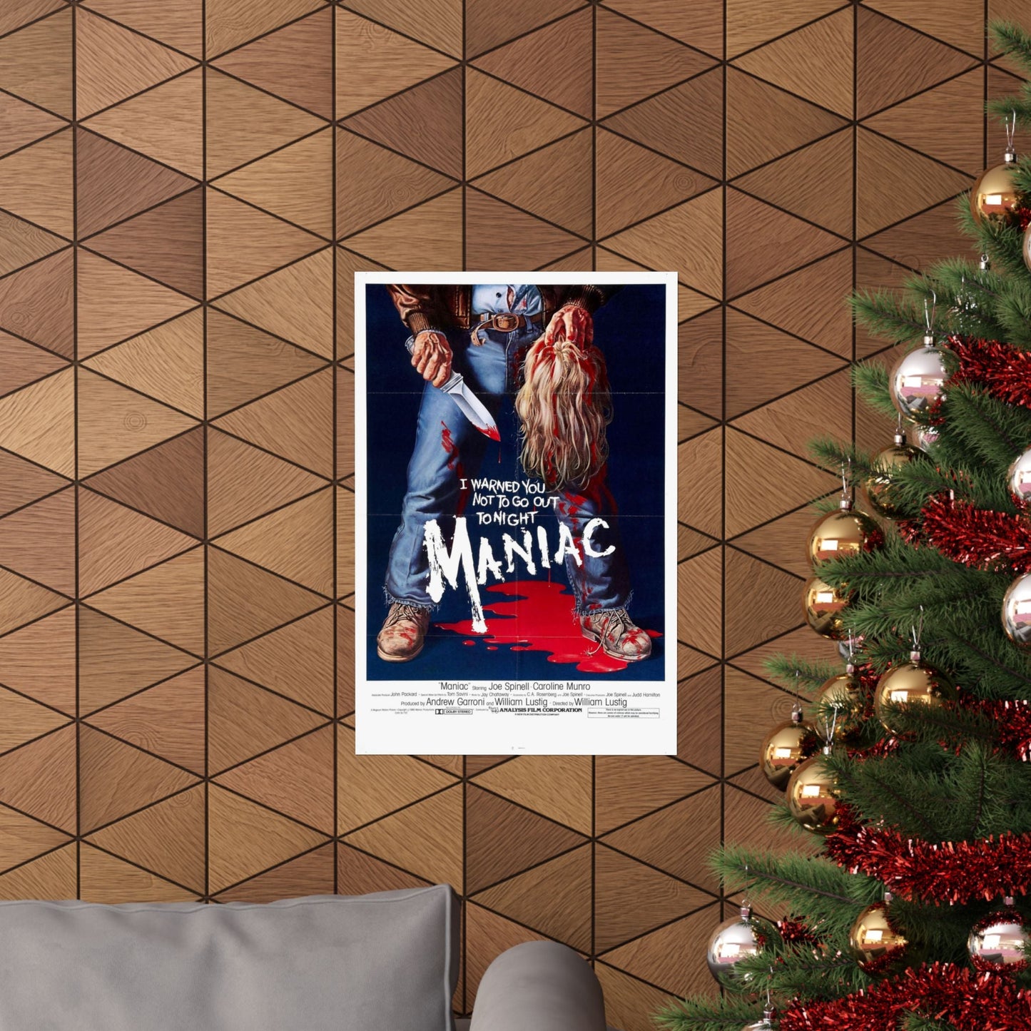 MANIAC 1980 - Paper Movie Poster-The Sticker Space