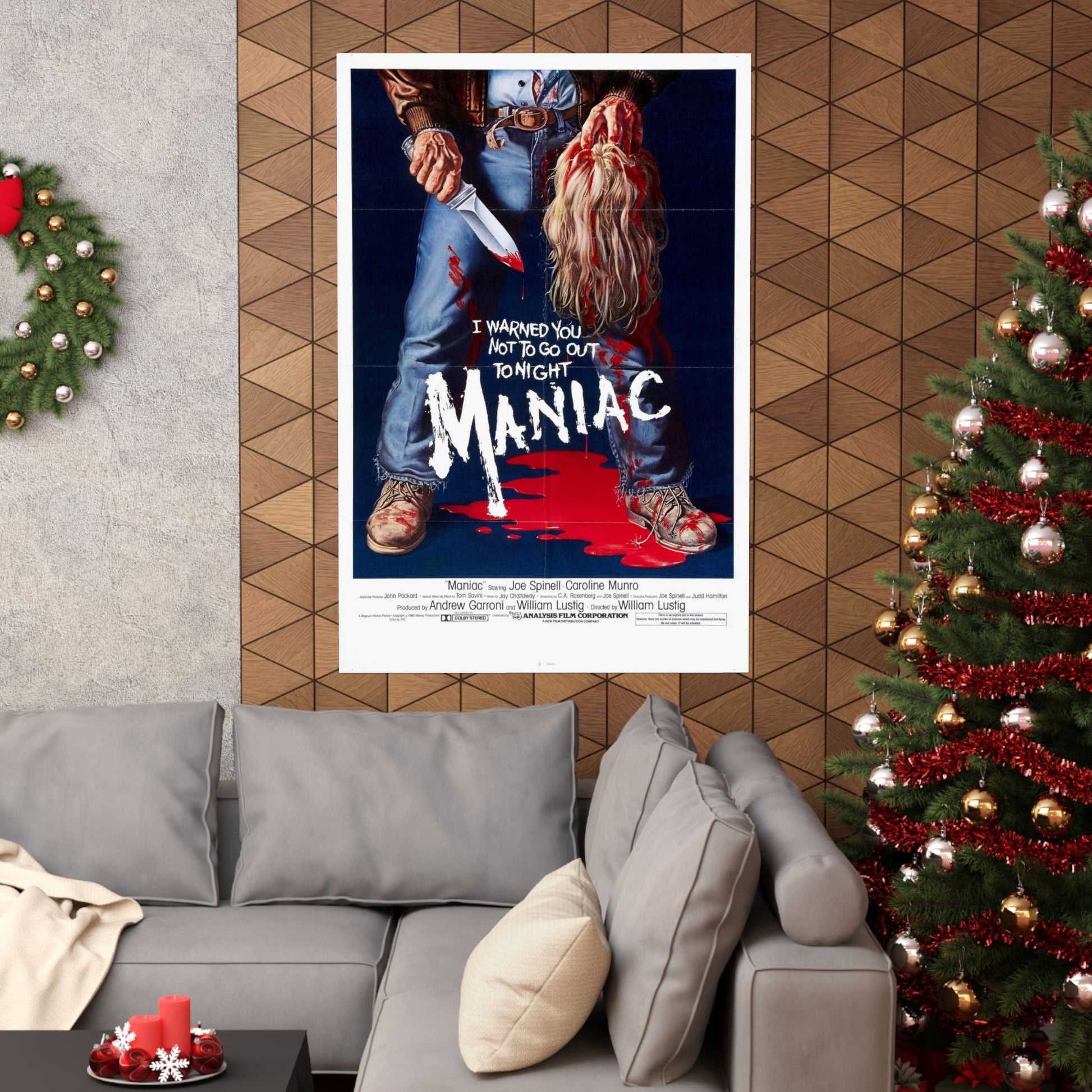 MANIAC 1980 - Paper Movie Poster-The Sticker Space