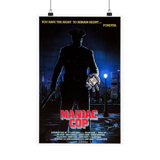 MANIAC COP 1988 - Paper Movie Poster-12″ x 18″-The Sticker Space