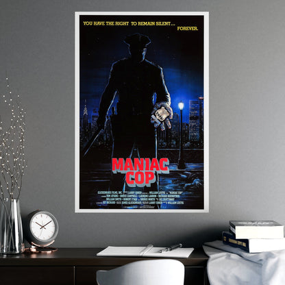 MANIAC COP 1988 - Paper Movie Poster-The Sticker Space