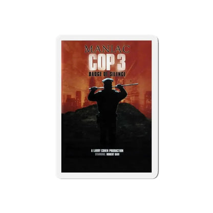 MANIAC COP 3 (TEASER) 1993 Movie Poster - Refrigerator Magnet - The Sticker Space