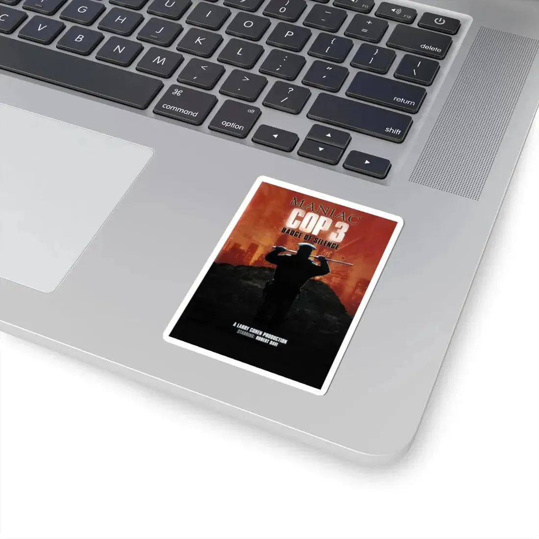 MANIAC COP 3 (TEASER) 1993 Movie Poster - STICKER Vinyl Kiss-Cut Decal - The Sticker Space