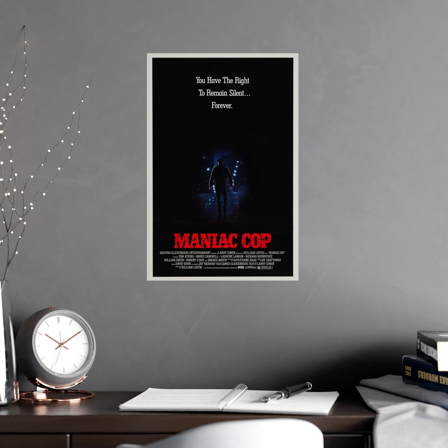 MANIAC COP (TEASER) 1988 - Paper Movie Poster-The Sticker Space