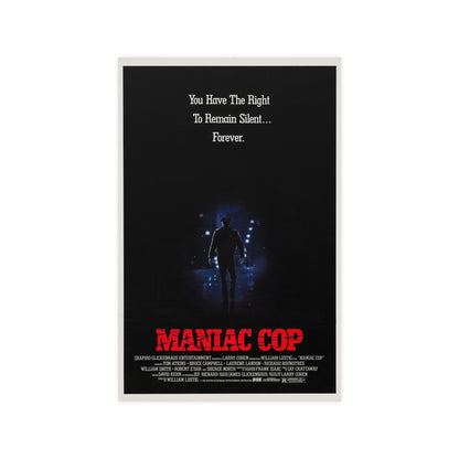 MANIAC COP (TEASER) 1988 - Paper Movie Poster-11″ x 17″ (Vertical)-The Sticker Space