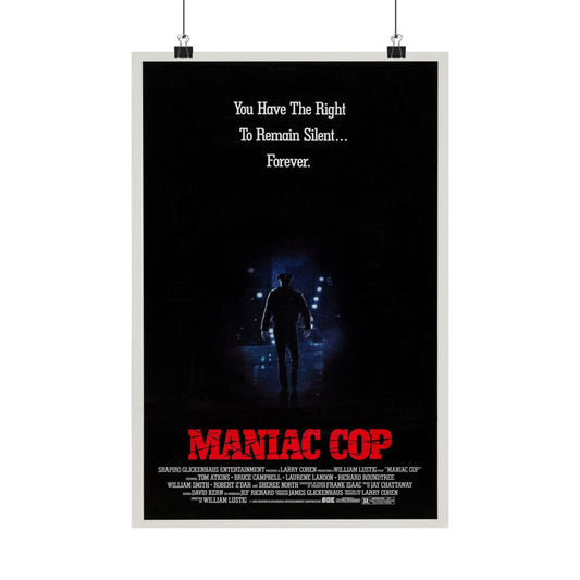 MANIAC COP (TEASER) 1988 - Paper Movie Poster-12″ x 18″-The Sticker Space