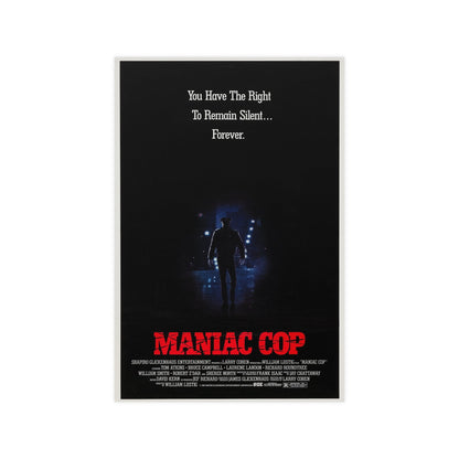 MANIAC COP (TEASER) 1988 - Paper Movie Poster-12″ x 18″ (Vertical)-The Sticker Space