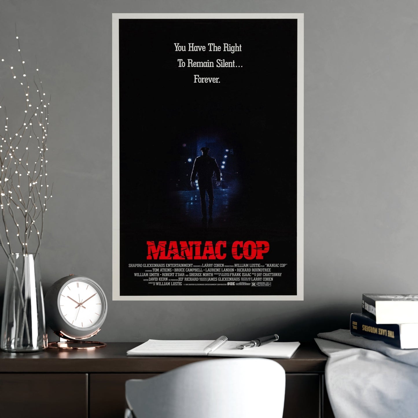 MANIAC COP (TEASER) 1988 - Paper Movie Poster-The Sticker Space