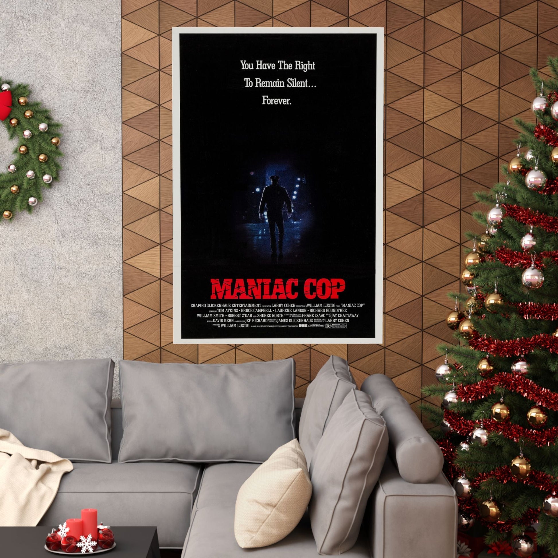 MANIAC COP (TEASER) 1988 - Paper Movie Poster-The Sticker Space